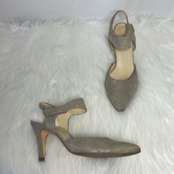 Paul Green Tan Slingback Heels - Picture 1 of 7